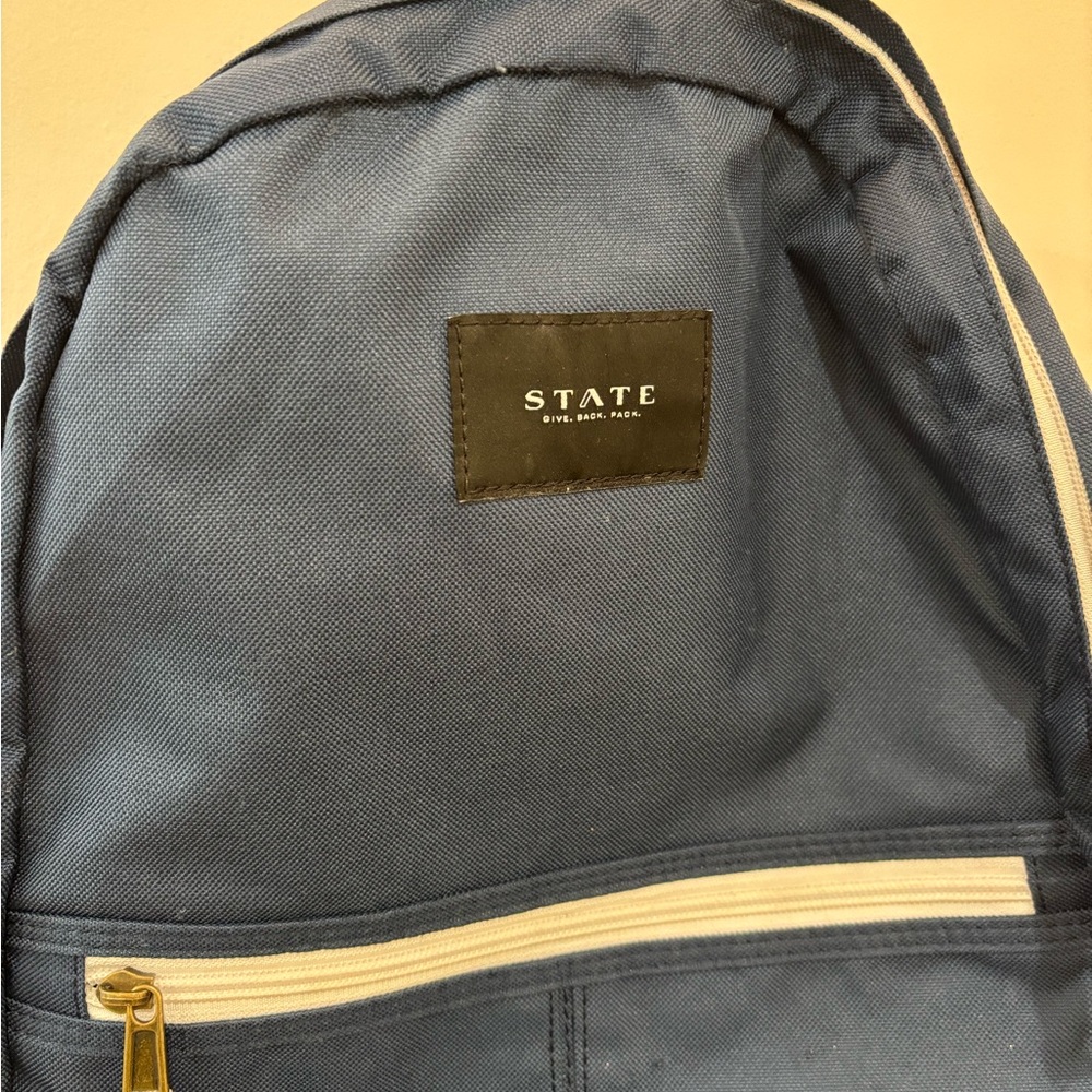 State Navy Blue Backpack - Picture 3 of 5
